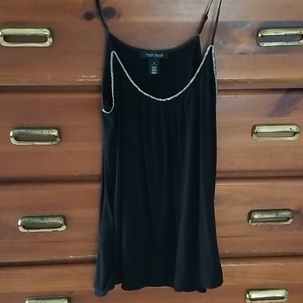 Black soft flowy tank top from -WBHM